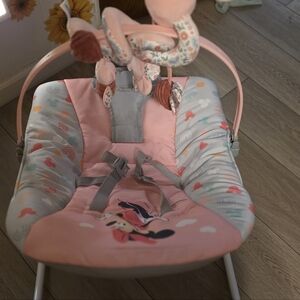 Disney Pink Minnie Mouse Baby Seats Rocker